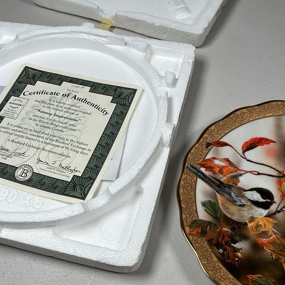 8 inch Bradford Exchange Plate “Nutmeg Impressions” - Picture 8 of 9